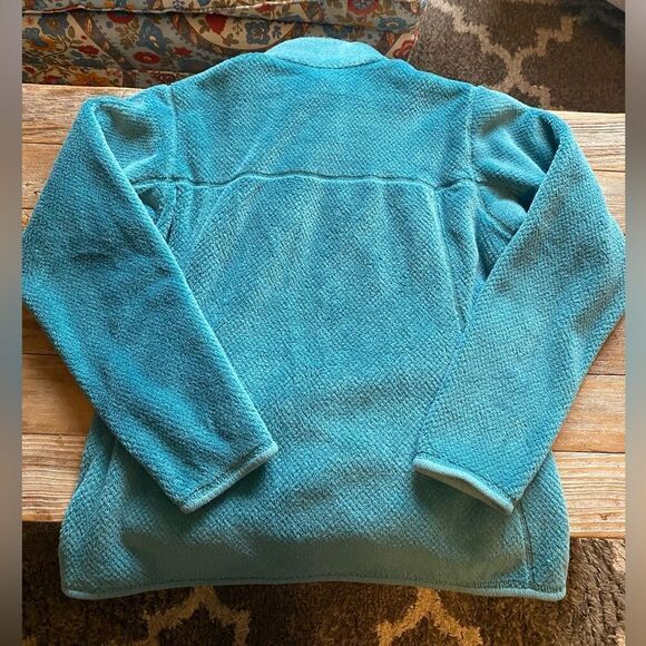 Patagonia Snap T fleece Pullover Womens size Medium Turquoise - Picture 2 of 5